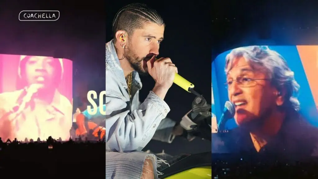 Bad Bunny ignora Anitta e reverencia Caetano Veloso e Milton Nascimento no Coachella