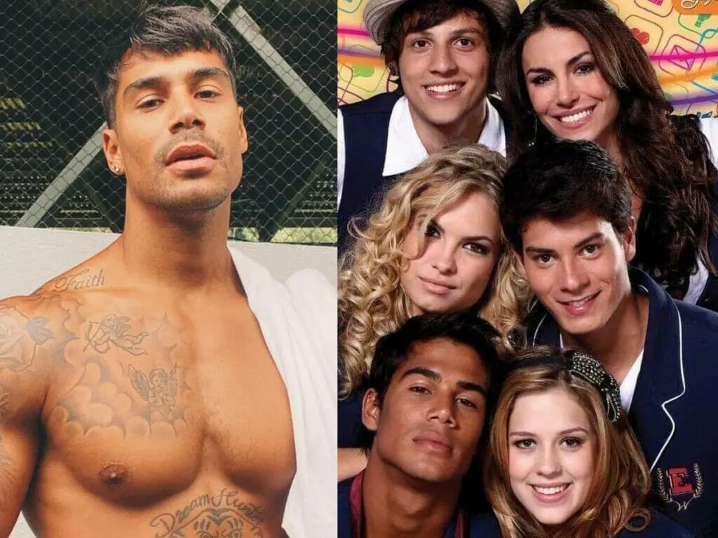 Micael Borges e elenco do Rebelde Brasil