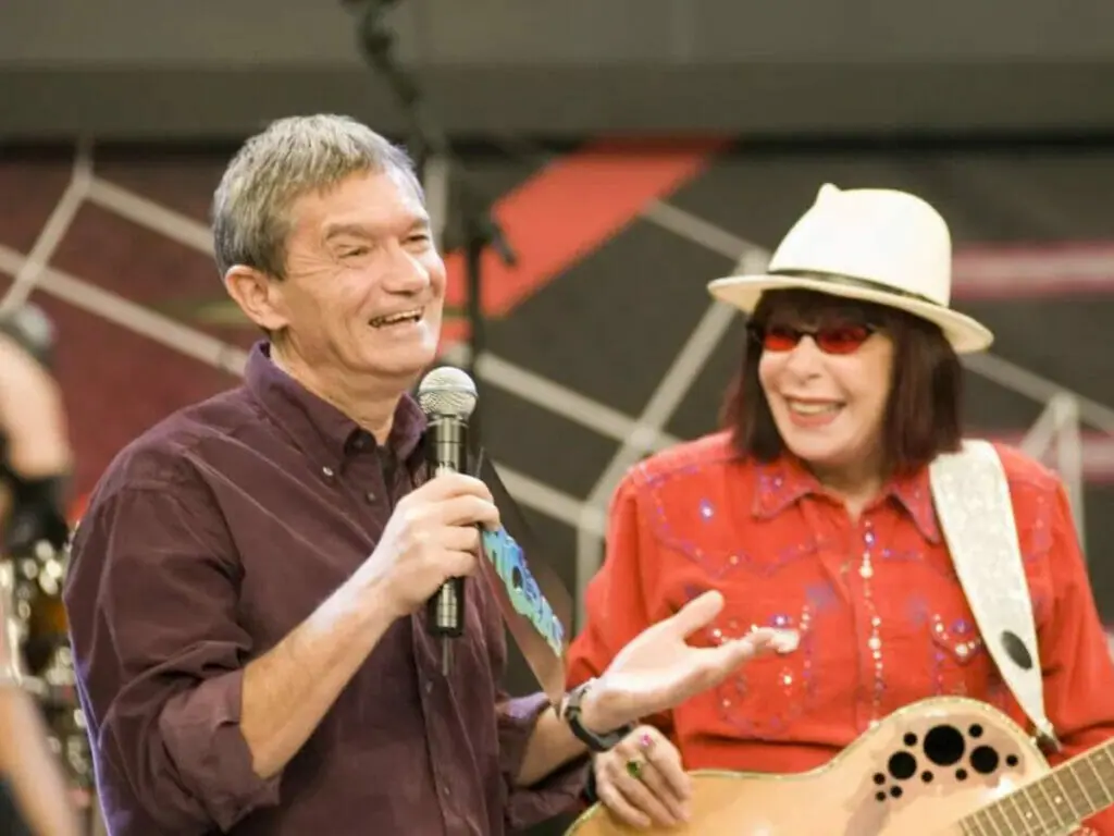 Serginho Groismann e Rita Lee