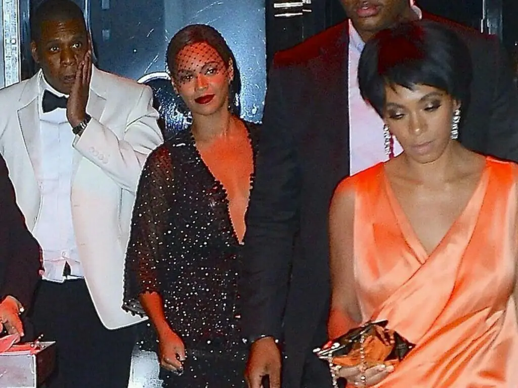 Jay-Z, Beyoncé e Solange Knowles