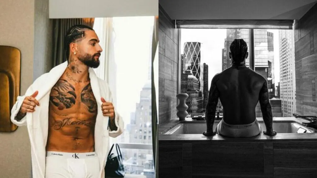 Maluma posa seminu no Instagram (Reprodução: Instagram)