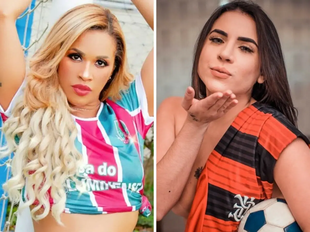 Musas do Fluminense e Flamengo