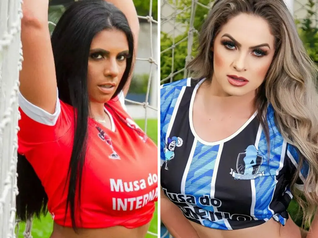 Internacional ou Grêmio? Musas dos times gaúchos protagonizam ensaios sensuais