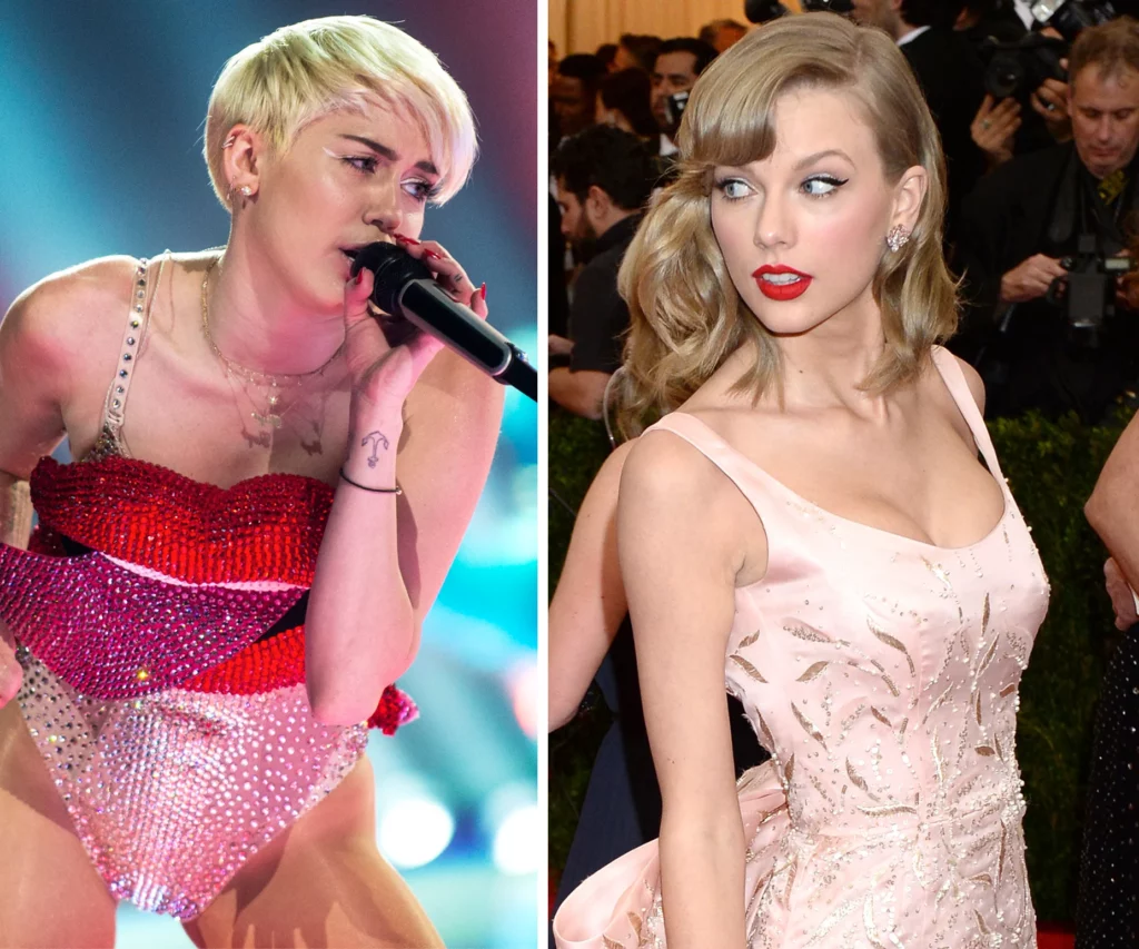 Taylor Swift e Miley Cyrus já foram amigas inseparáveis, agora são rivais