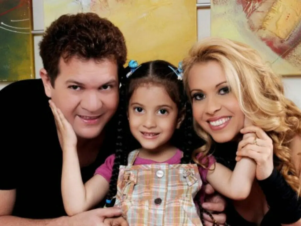 Joelma e Ximbinha com a filha, Yasmin Mendes