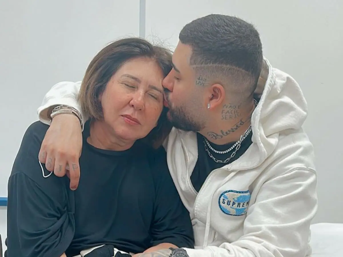 Kevinho com a mãe, Sueli Azevedo