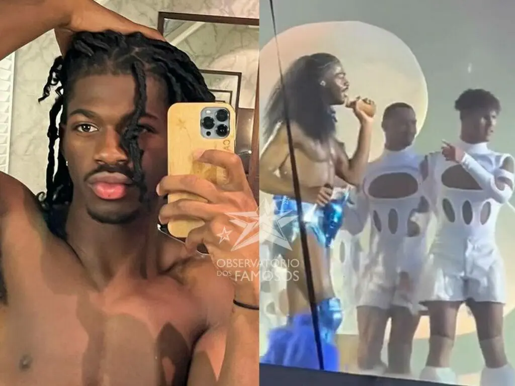 Lil Nas X é atingido por fã com brinquedo sexual durante show