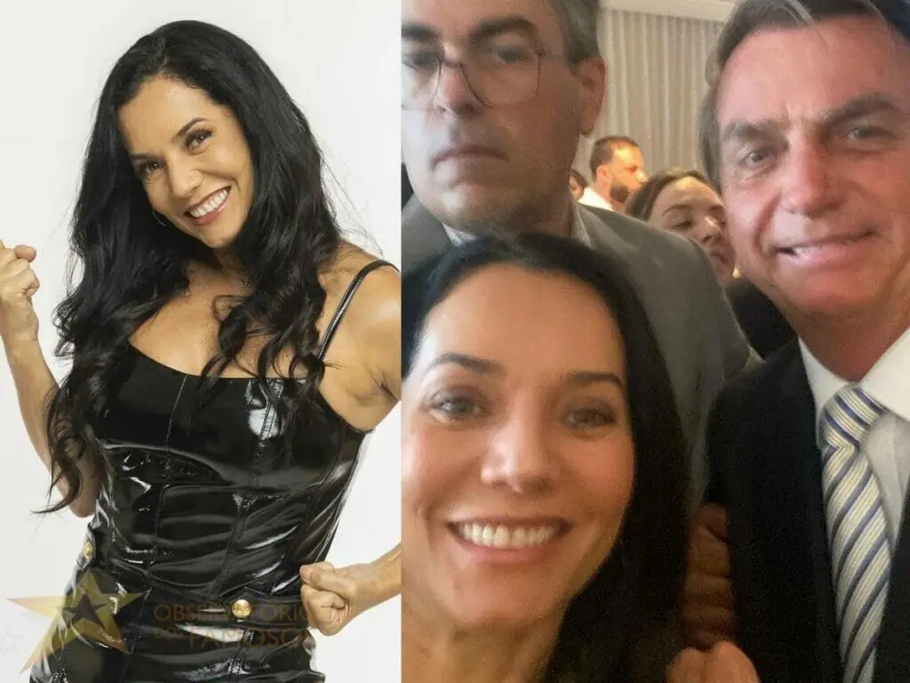 Monica Carvalho e Bolsonaro