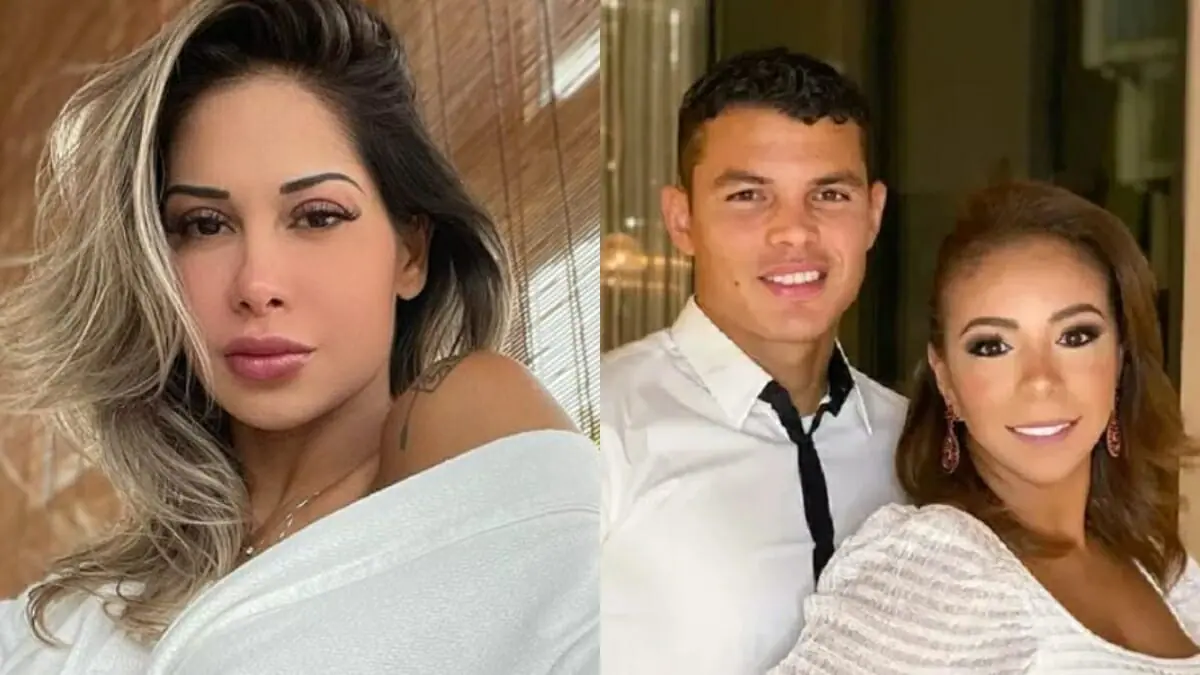 Maíra Cardi, Thiago Silva e Belle Silva (Foto: Reprodução/Instagram)