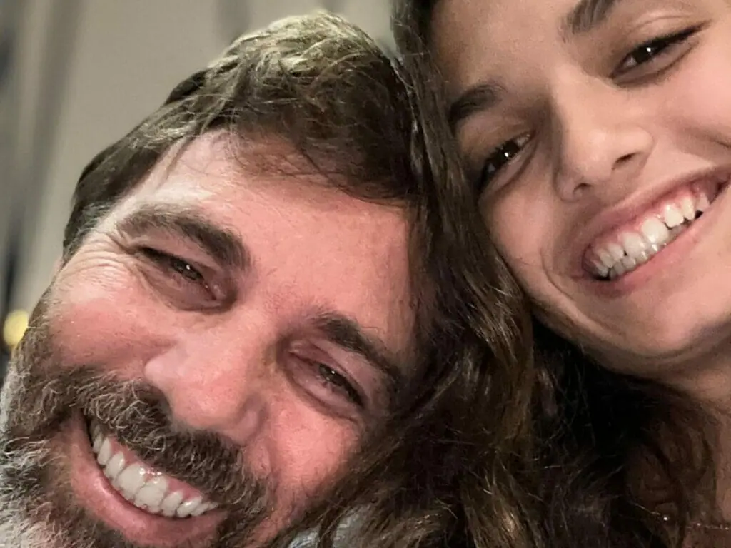 Marcelo Faria e a filha, Felipa