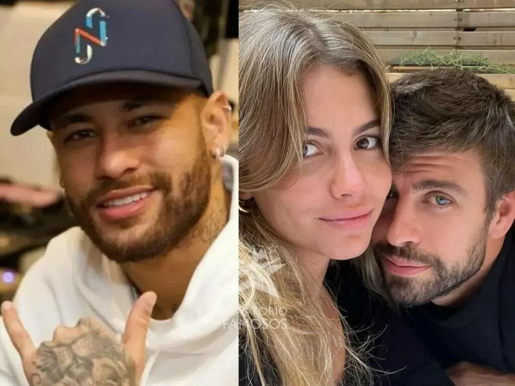 Neymar, Clara Chía e Gerard Piqué