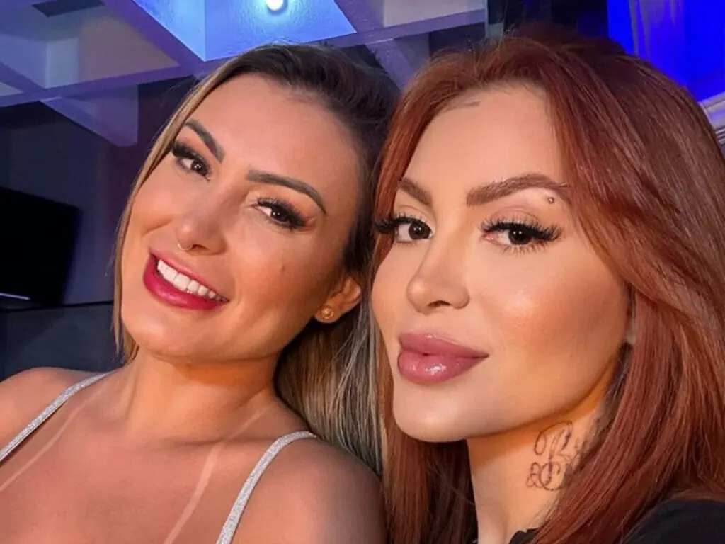 Andressa Urach grava vídeos de sexo com influenciadora Mari Ávila: “A ruiva mais linda”