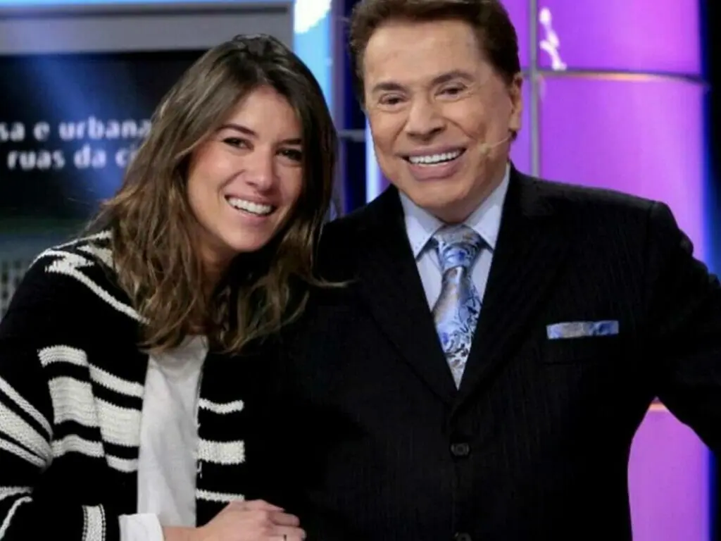 Rebeca Abravanel e Silvio Santos