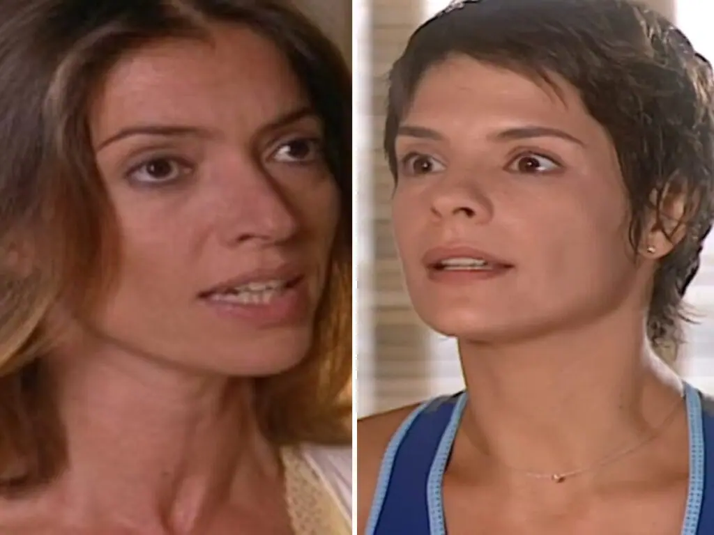 Eleonora (Joana Medeiros) e Raquel (Helena Ranaldi)