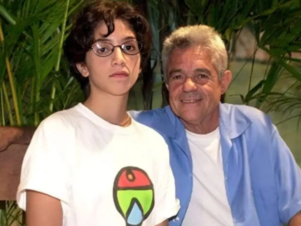 Paulinha (Roberta Gualda) e Oswaldo (Tião D'Ávila) em Mulheres Apaixonadas