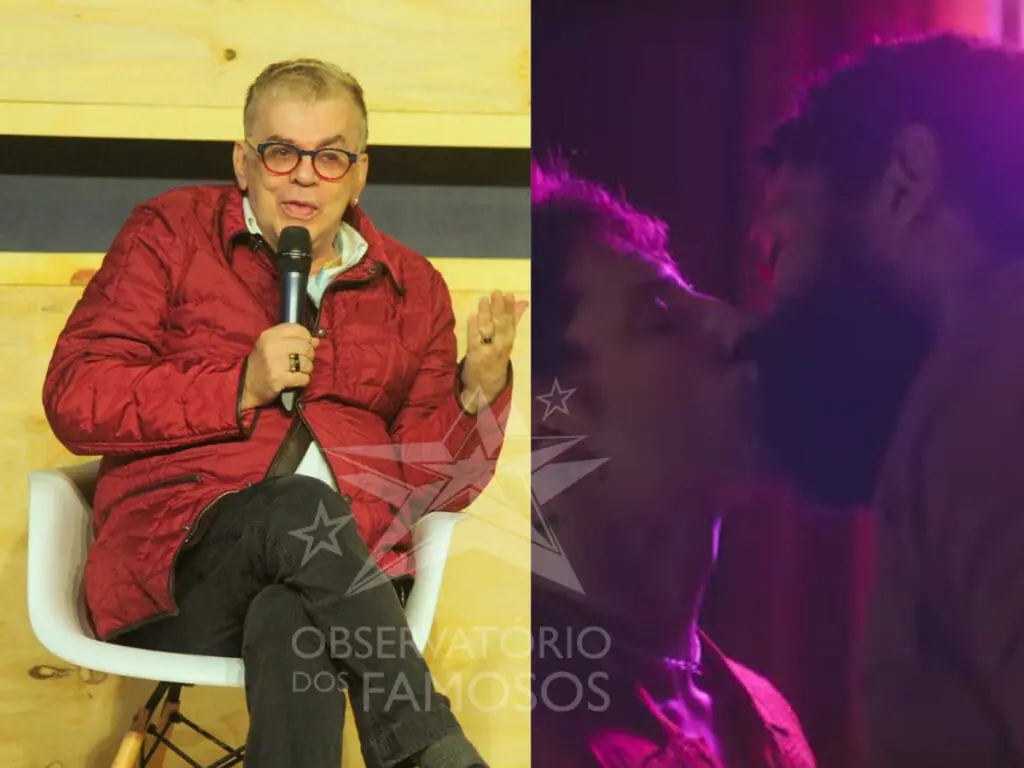 Walcyr Carrasco e o casal da novela