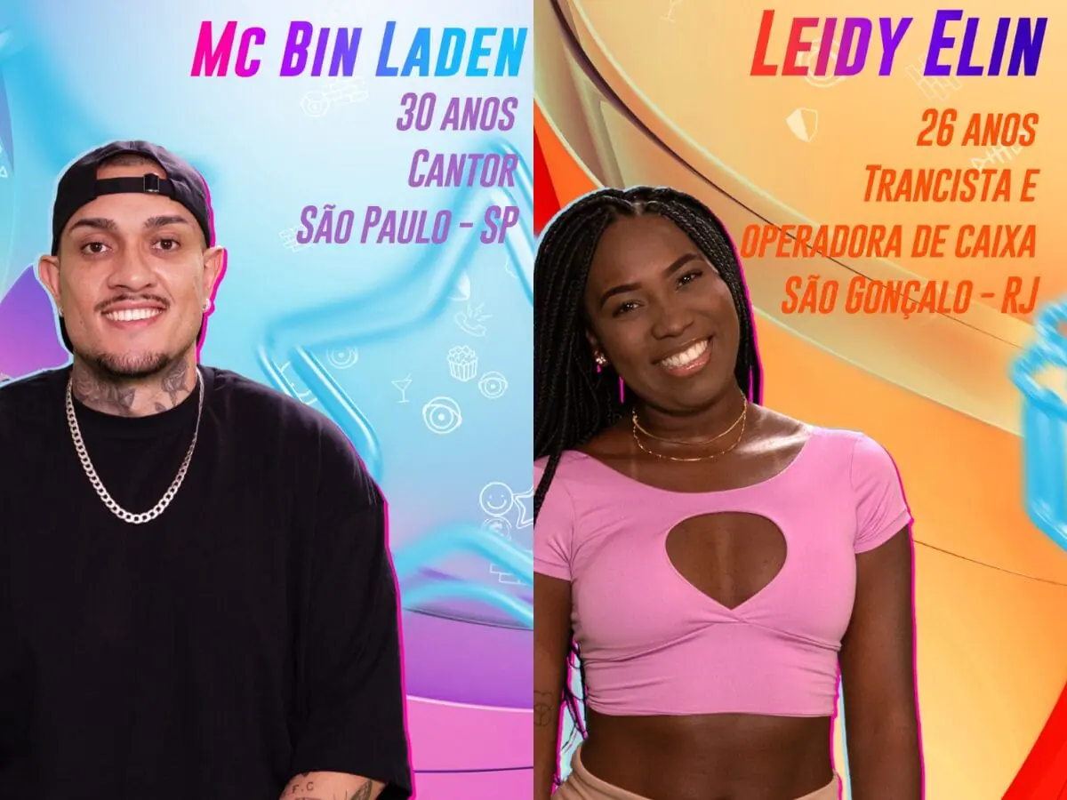 BBB 24: MC Bin Laden é confirmado no time camarote; Leidy Elin no time pipoca