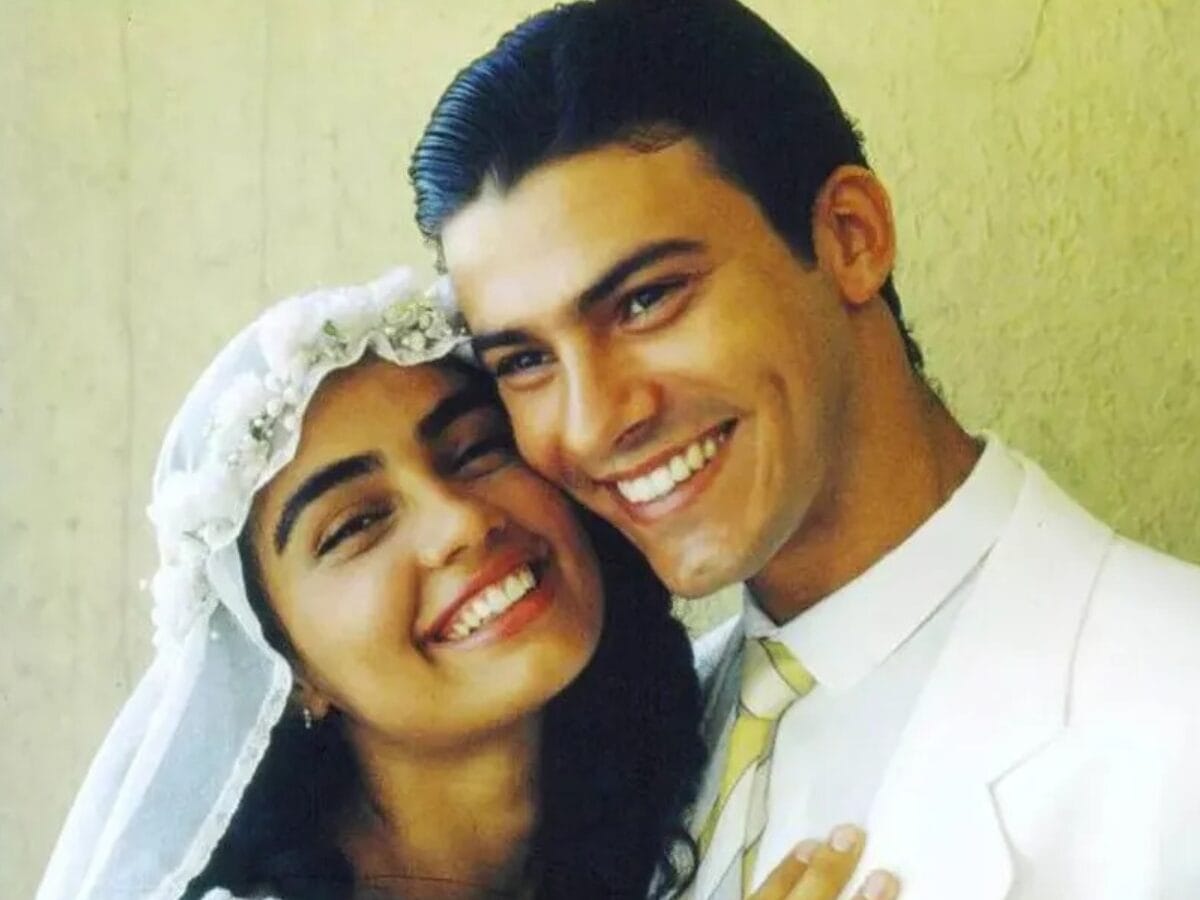 Leonardo Vieira (José Inocêncio) e Patrícia França (Maria Santa) em Renascer