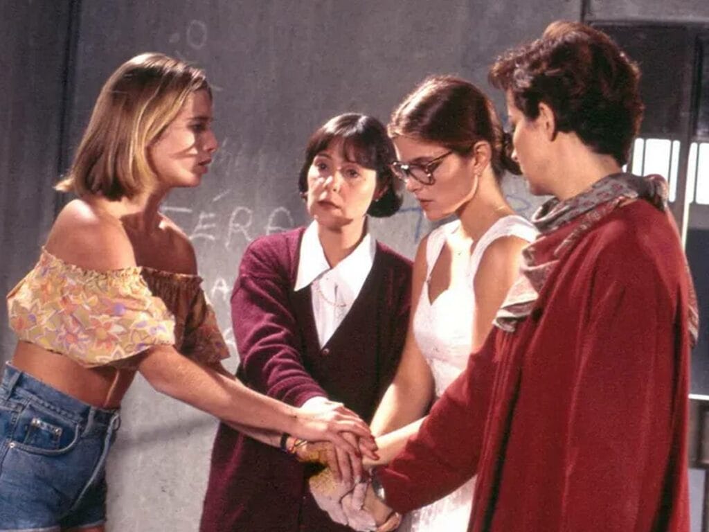 Letícia Spiller, Elizabeth Savalla, Cristiana Oliveira e Betty Lago em 'Quatro por Quatro'