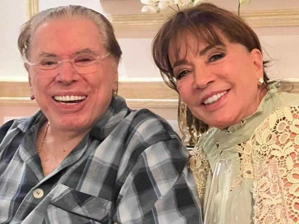 Silvio Santos e Íris Abravanel