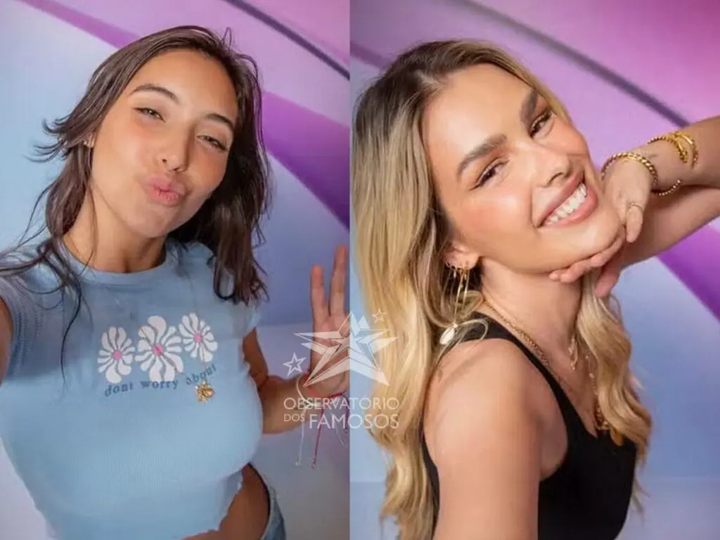 Vanessa Lopes e Yasmin Brunet