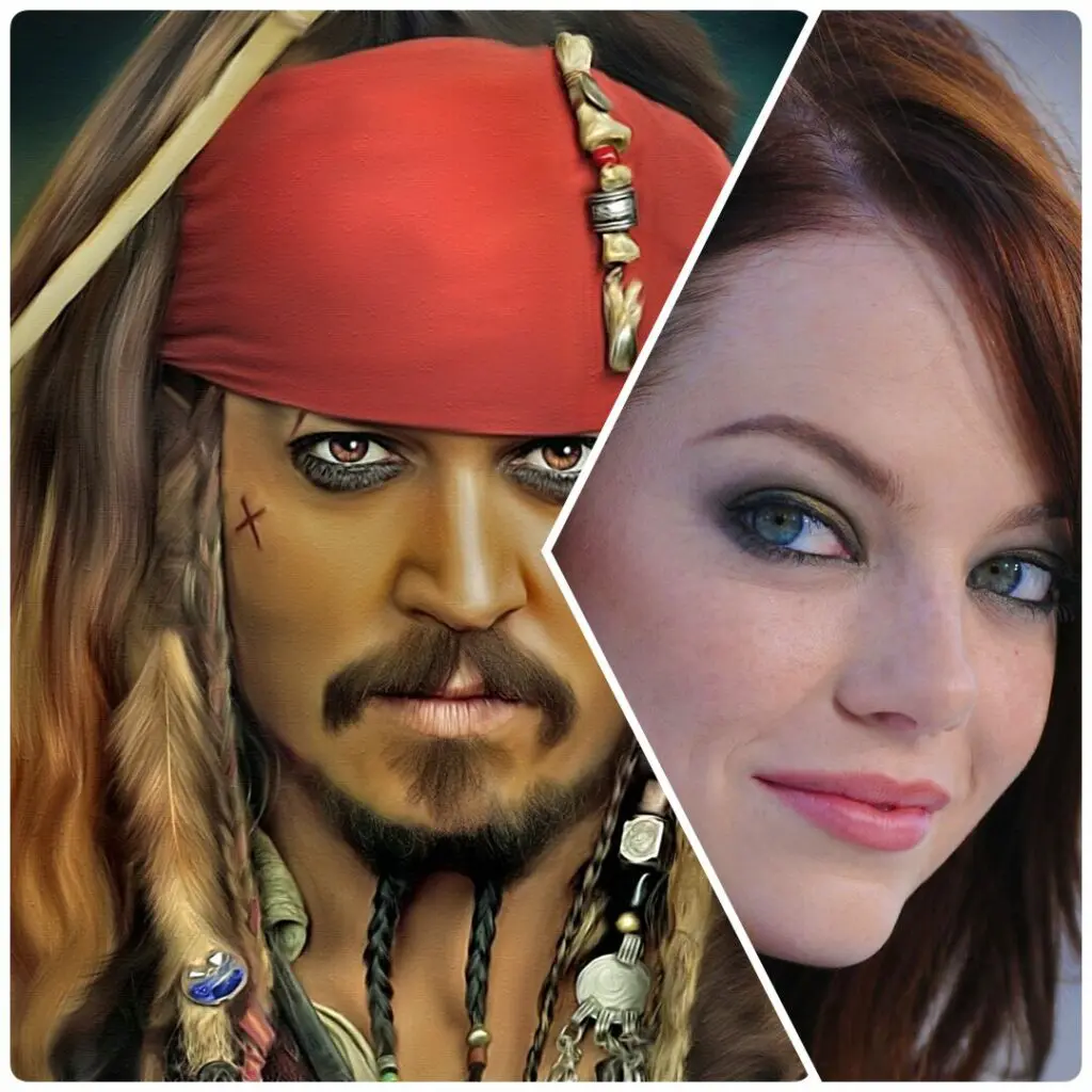 Fãs querem Johnny Depp e Emma Stone em Piratas do Caribe 6