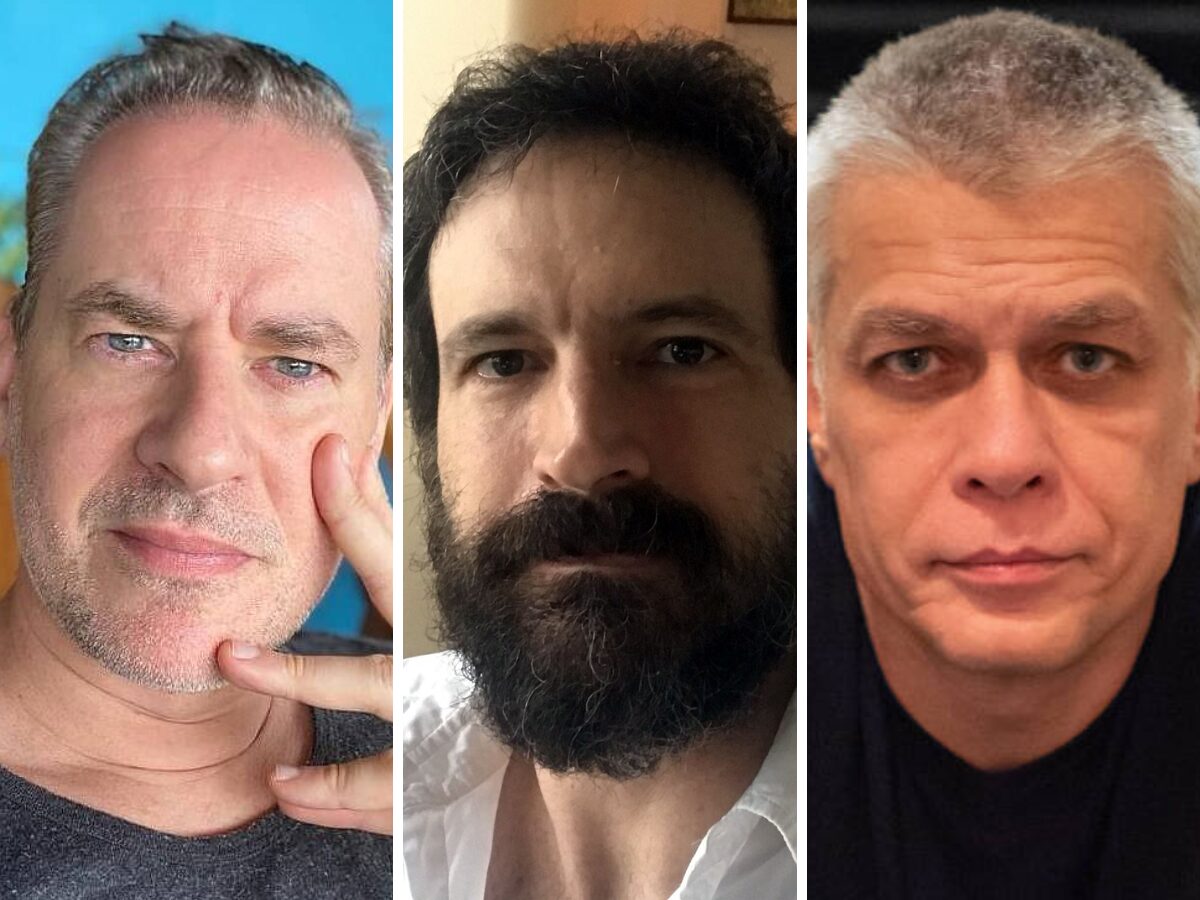Dan Stulbach, Caco Ciocler e Fábio Assunção