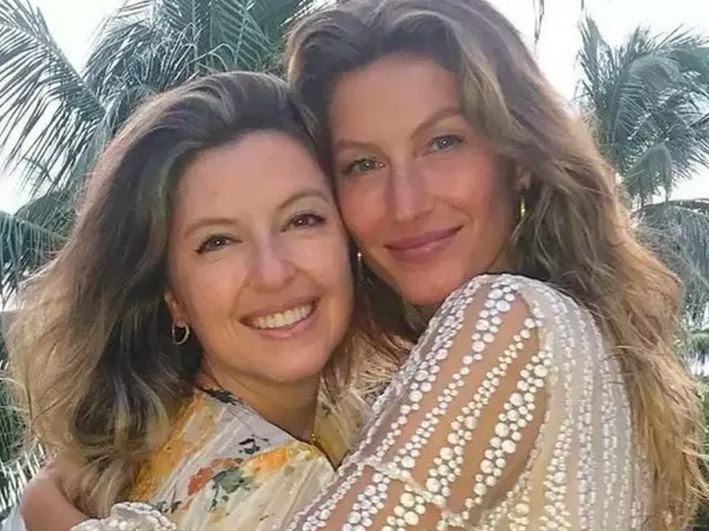 Graziela e a irmã, Gisele Bündchen