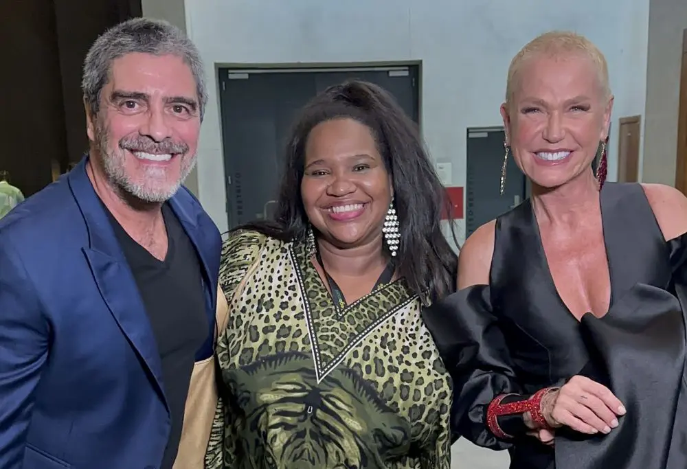 Junno Andrade, Newma Santiago e Xuxa Meneghel - Crédito da Foto: Divulgação / EGOBrazil