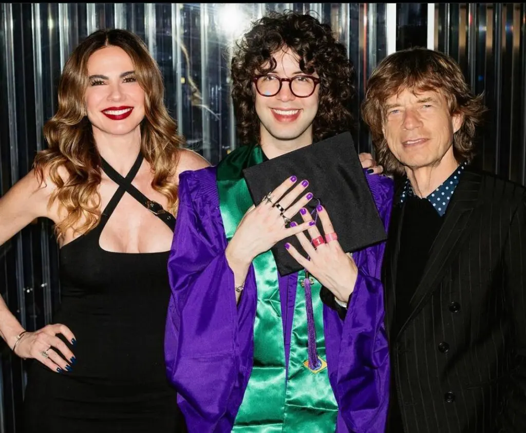 Luciana Gimenez, Lucas Jagger, Mick Jagger