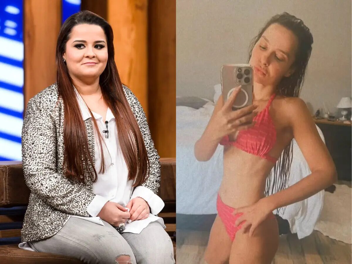 Maiara antes e depois