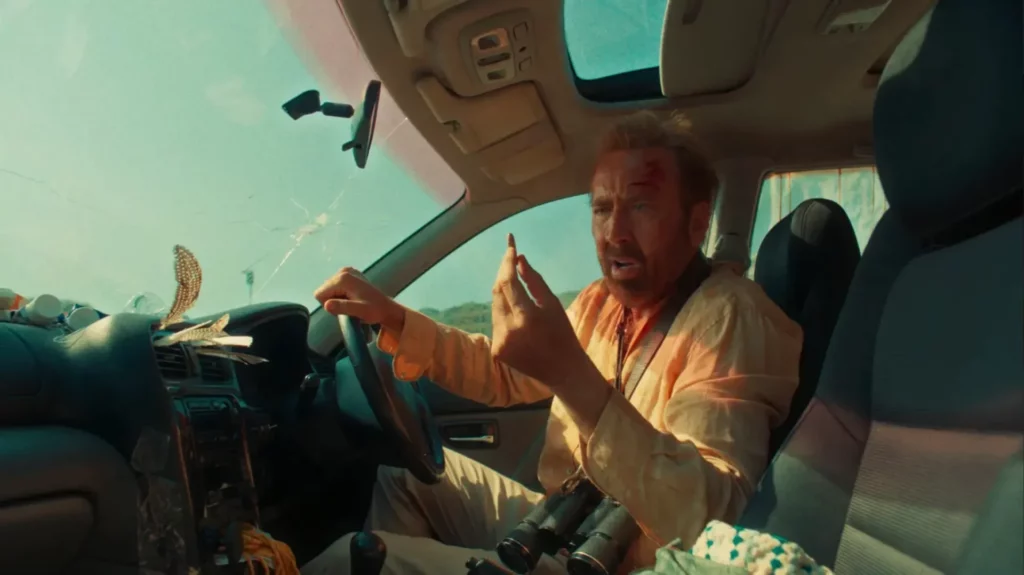 Nicolas Cage numa cena de O Surfista