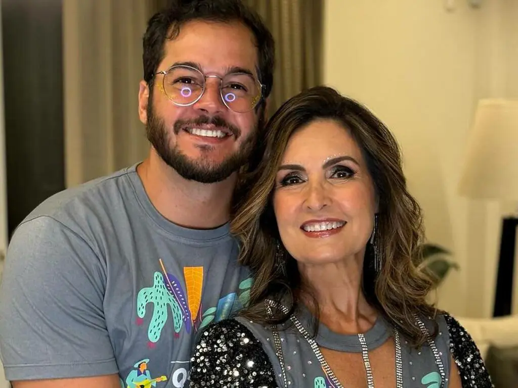 Túlio Gadêlha e Fátima Bernardes