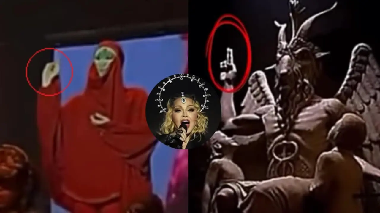 Influencer faz vídeo detalhando ‘rituais satânicos’ no show de Madonna