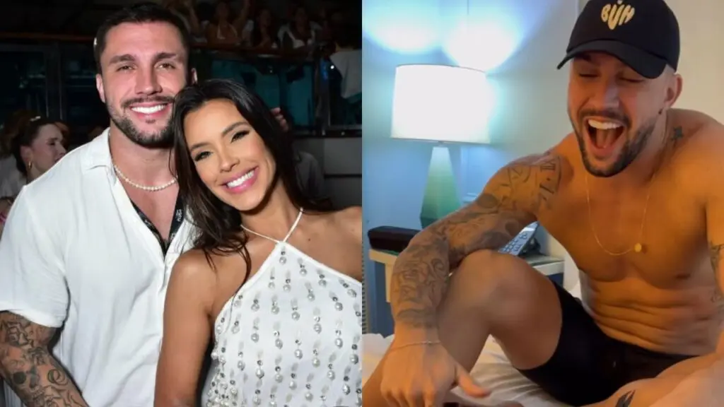 Presente ‘brega’ de Ivy Moraes para Arthur Picolli transforma casal em piada