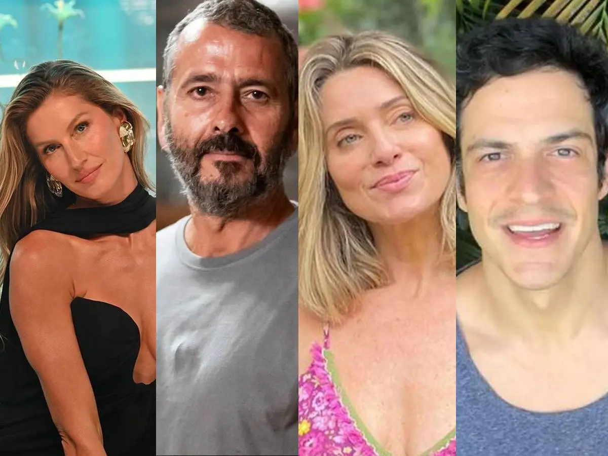 Gisele Bündchen, Marcos Palmeira, Letícia Spiller e Mateus Solano