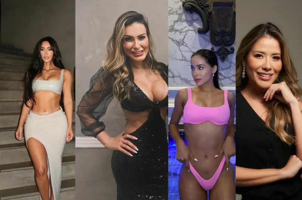 Kim Kardashian, Andressa Urach, Babi Muniz e Dra. Carolina Takahashi