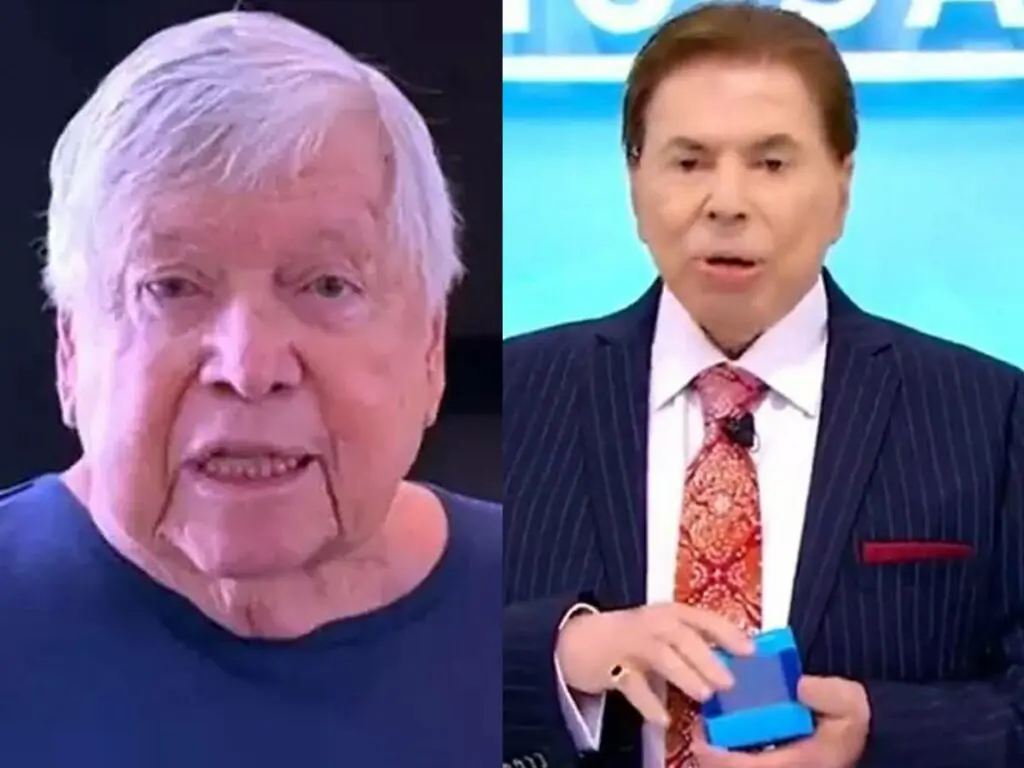 Boni e Silvio Santos