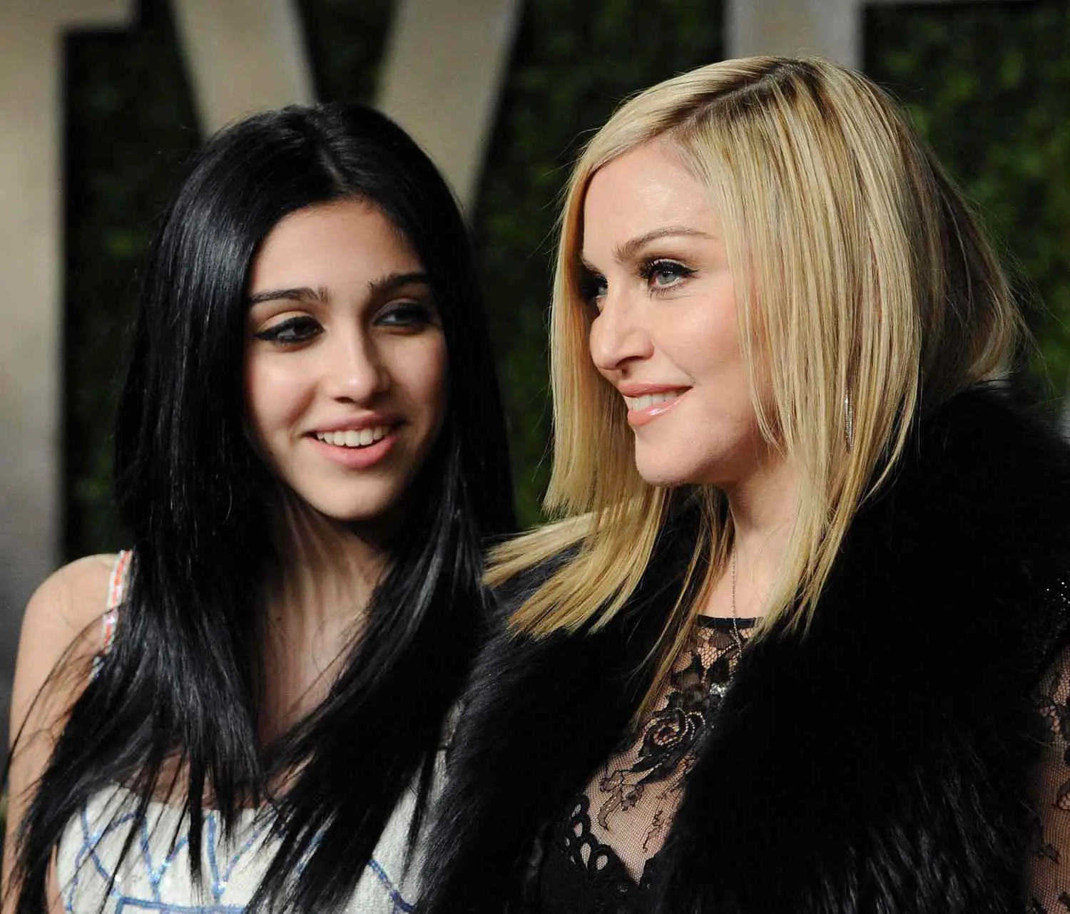 Madonna e a filha mais velha Lourdes Leon