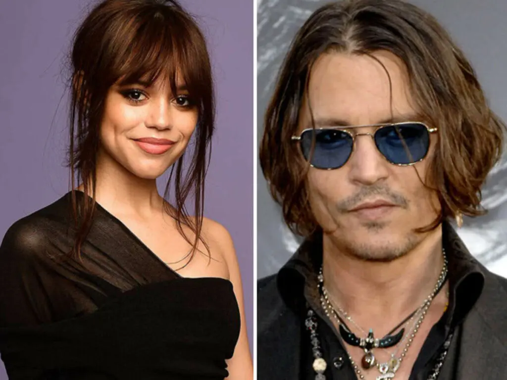 Jenna Ortega e Johnny Depp