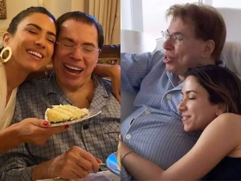 Patrícia Abravanel e Silvio Santos