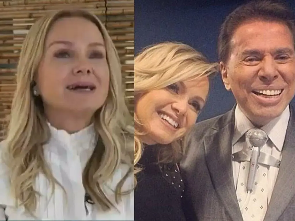 Eliana e Silvio Santos