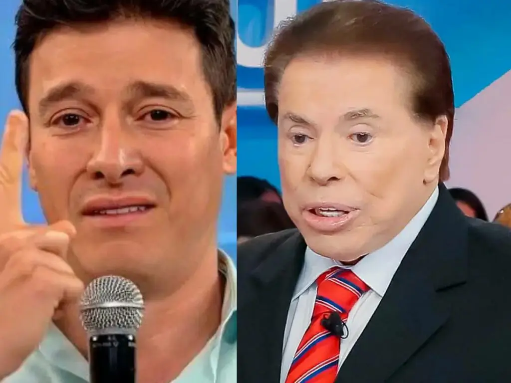 Rodrigo Faro e Silvio Santos