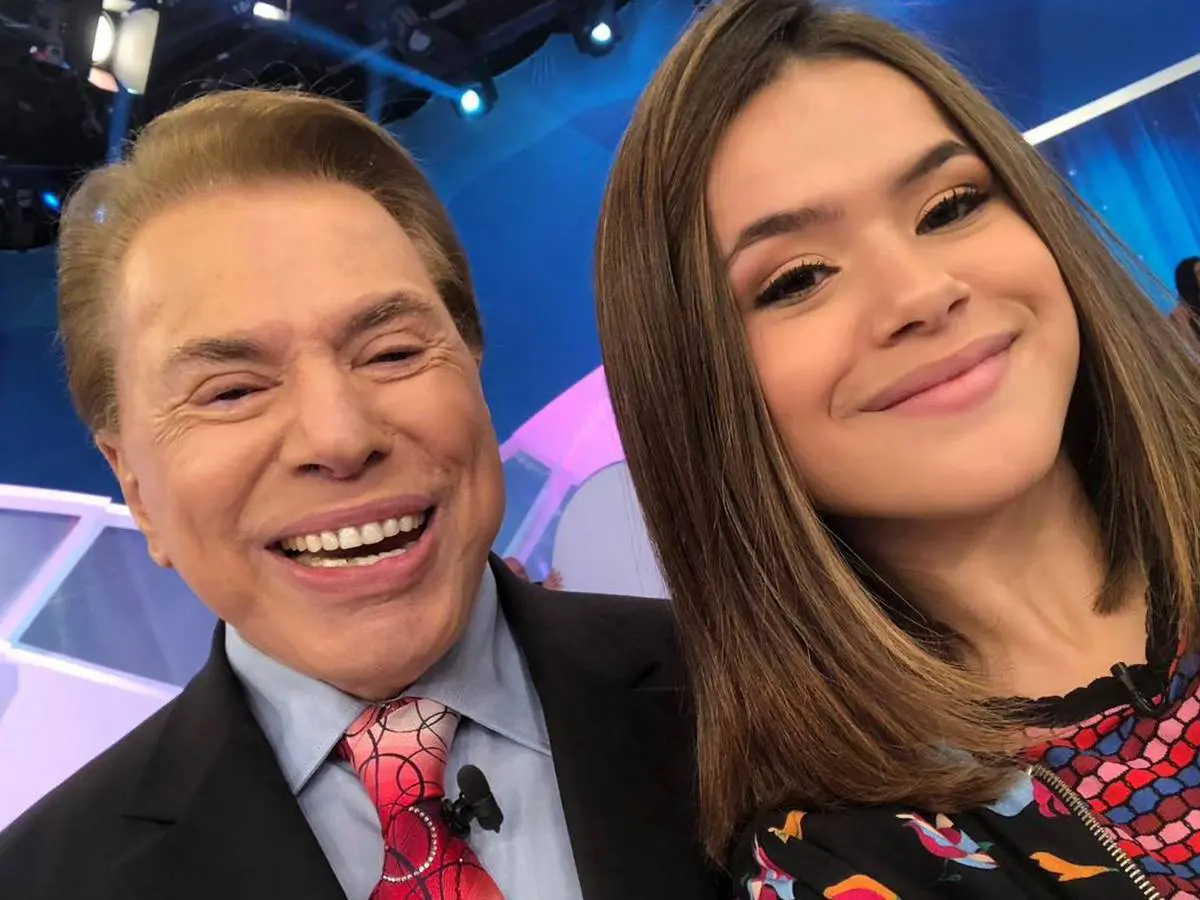 Silvio Santos e Maisa