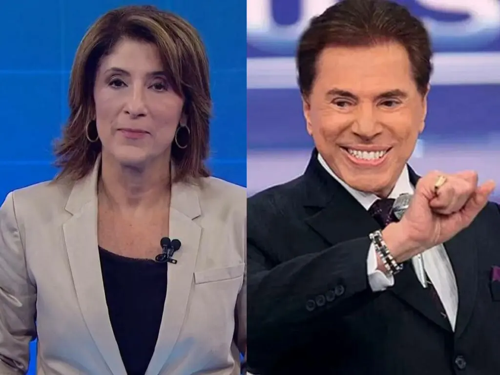 Simone Queiroz e Silvio Santos