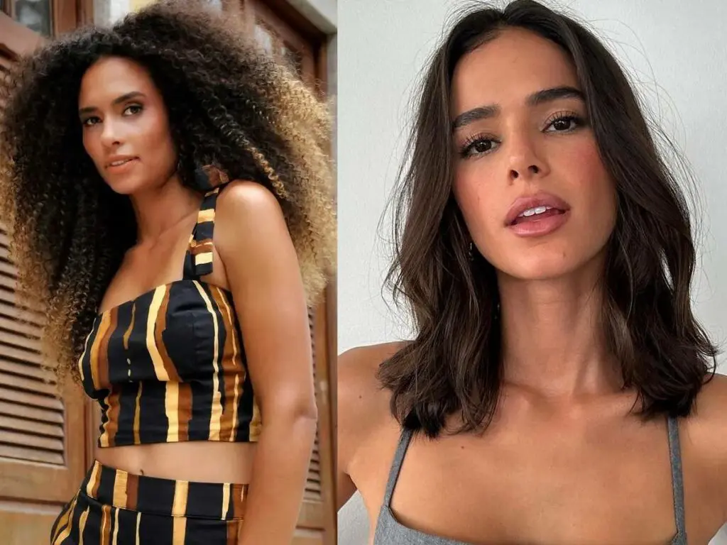 Aisha Jambo e Bruna Marquezine