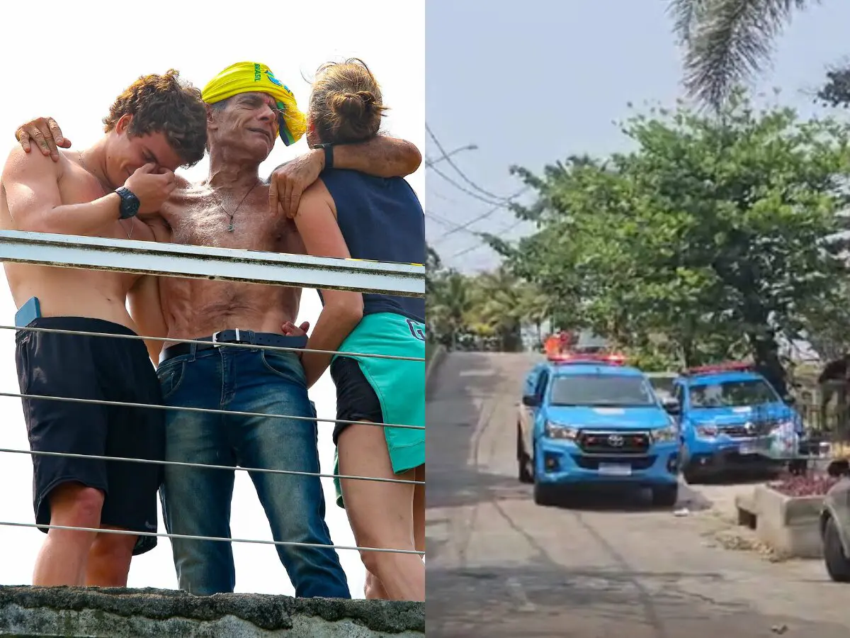 Mário Gomes com a família