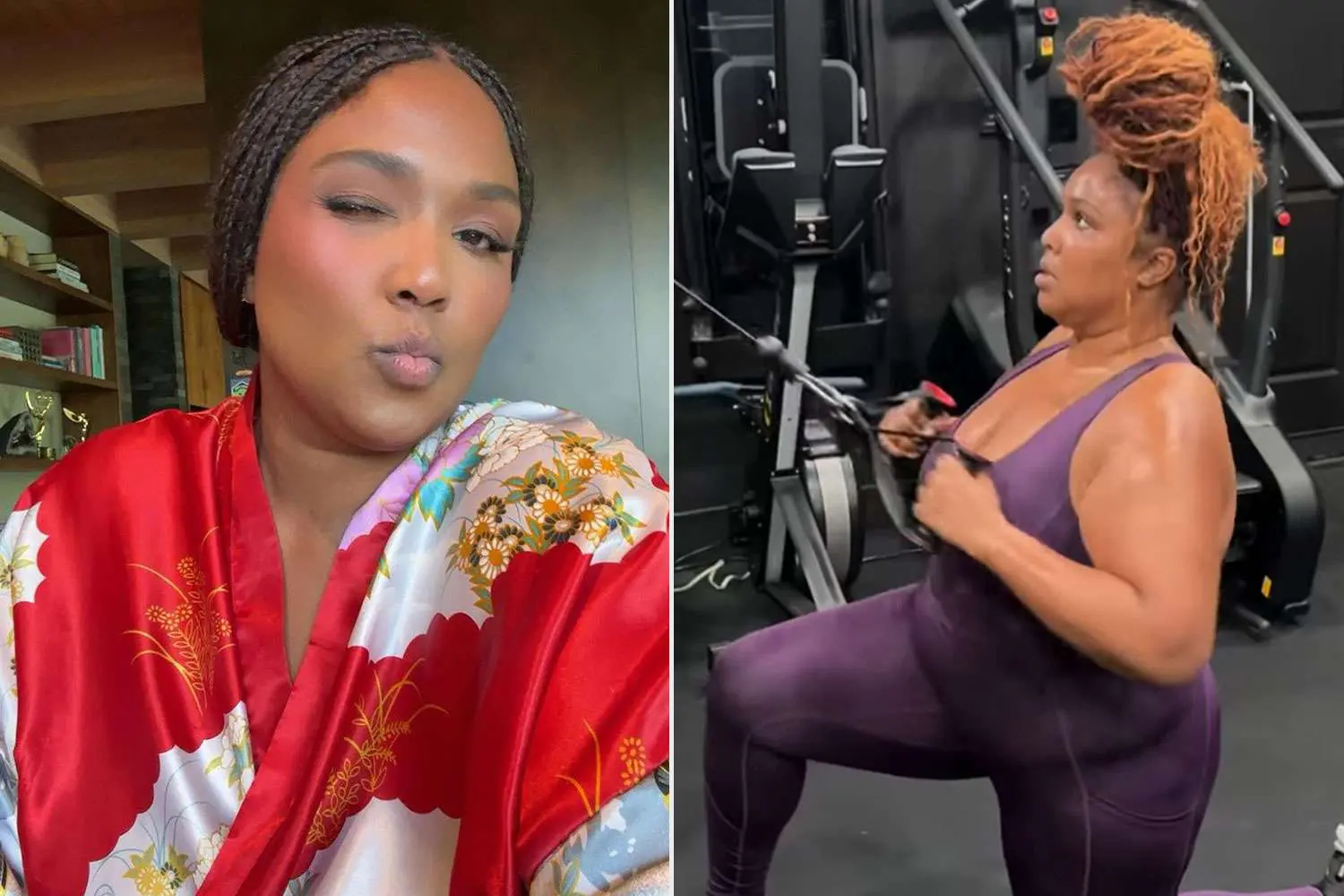 Lizzo documentou no Instagram sua jornada para perder peso