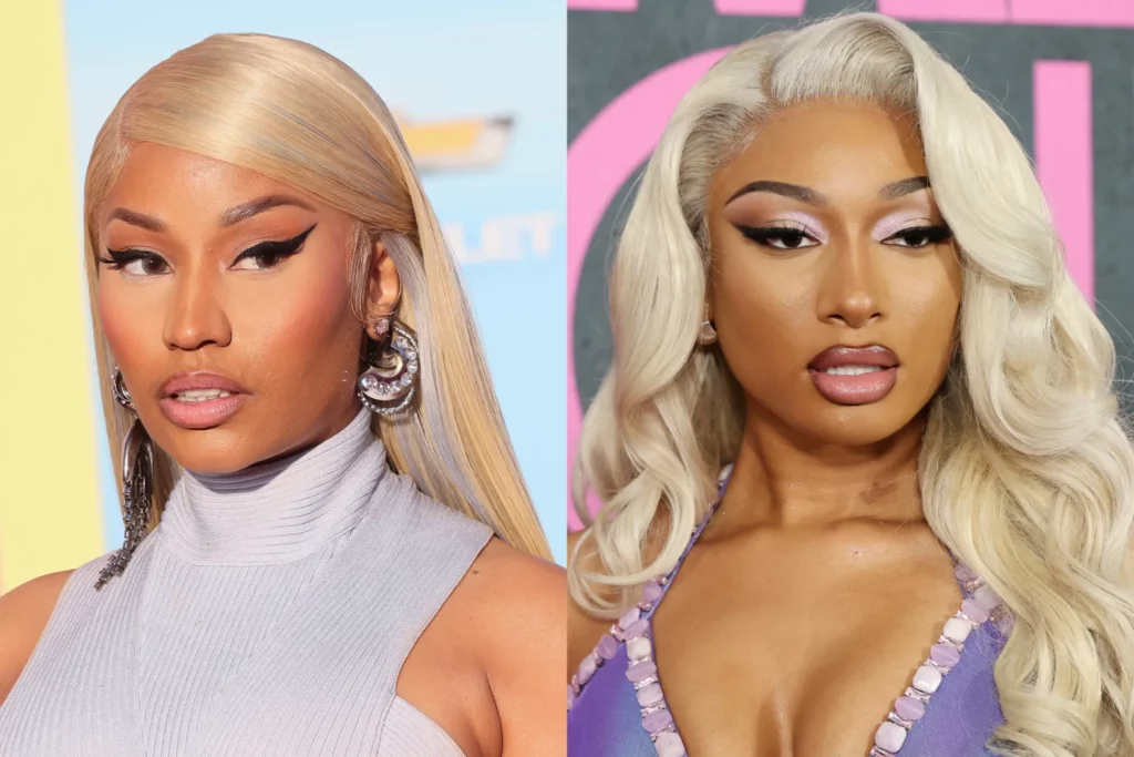 (da esquerda) Nicki Minaj e Megan Thee Stallion