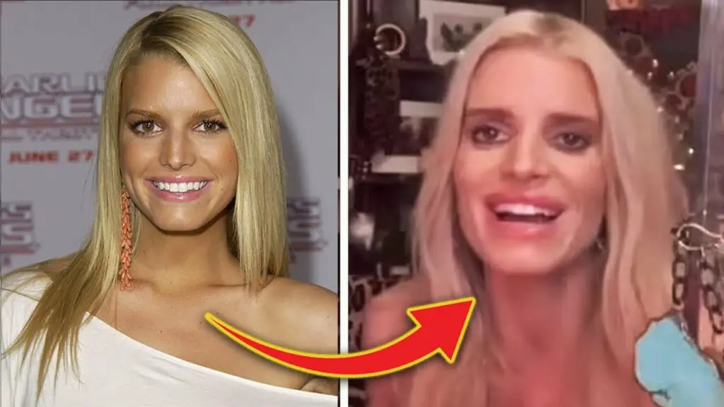 Jessica Simpson ANTES e DEPOIS